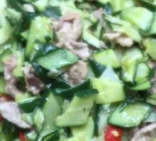 Cucumber and Pork Shreds