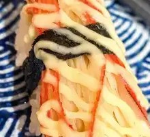 Sauce-Grilled Crab Stick Sushi