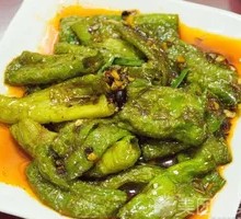 Braised Green Pepper with Tiger Stripes