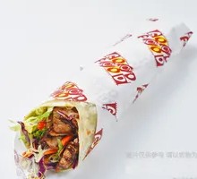 Scrambled Egg and Roast Duck Wrap