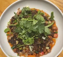 Cucumber and Walnut Salad with Pork