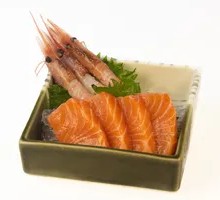 Salmon and Sweet Shrimp Combo