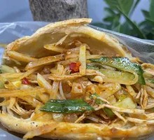 Potato Shreds in Flatbread