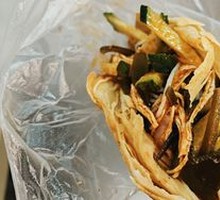 Chicken丝 in Flatbread