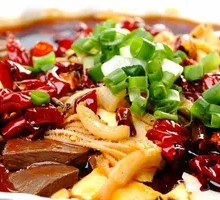 Spicy Blood Duck Hot Pot