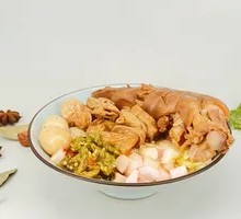 Pork Trotter and Intestine Rice Bowl