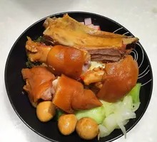 Pork Trotter and Spare Ribs Rice Combo