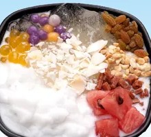 Coconut Milk Hand-rolled Ice Jelly