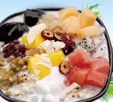 Fruit Coconut Milk Dessert