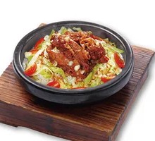 Grilled Cheese Beef Stone Pot Rice