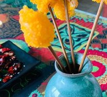 Floral Shrimp Dumplings