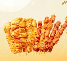 Pork Tenderloin Skewers + Russian Meat Skewers