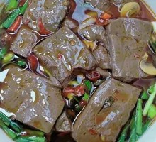 Pickled Pepper Duck Blood Noodles