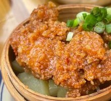 Steamed Pork Ribs with Rice Flour