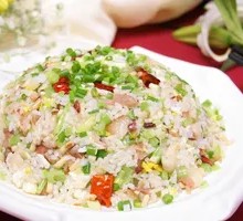 Cabbage and Pork Fried Rice