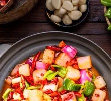 Spicy Cold Tofu Jelly