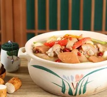 Lotus Root Stewed with Fresh Pork Trotters