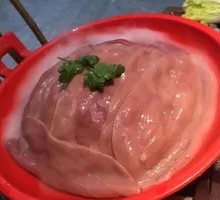 Sliced Pork Kidney with Big Knife