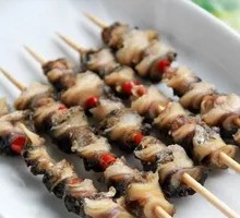 Snail Meat Skewers