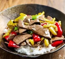 Pickled Chili Pork Liver Rice