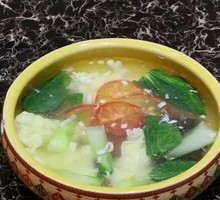 Spinach and Egg Soup