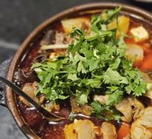 Beef and Intestine Hot Pot