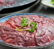 Sliced Pork Kidney with Big Knife