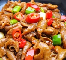 Spicy Pork Intestines Stir-fry