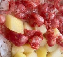 Cantonese Sausage Baozi Rice