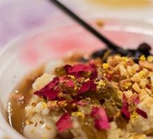 Red Sugar Rice Wine Iced Smoothie Glutinous Rice Balls