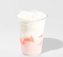 Apple Cold Brew Green Milk Tea