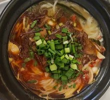 Pickled Pepper Beef Hot Pot Rice Noodles
