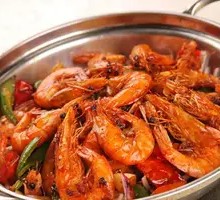 Spicy Shrimp Hot Pot
