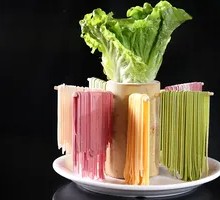 Handmade Rainbow Vegetable Noodles