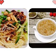 Cold Noodles and Rice Porridge