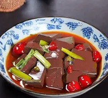 Pickled Chili Braised Duck Blood