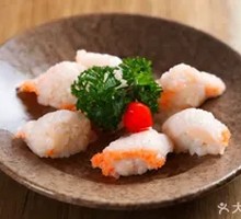 Fish Roe Shrimp Hand Roll