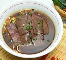 Pickled Pepper Duck Blood Rice Noodles