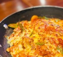 Grilled Shrimp and Chicken Casserole Rice