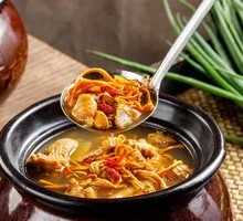 Bird's Nest Mushroom Chicken Soup