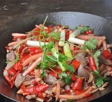 Qianjiang Chicken Offal Stir-fry