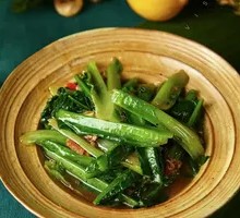 Shrimp Paste Stir-Fried Seasonal Vegetables