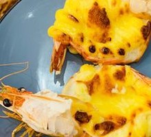 Secret Egg Yolk Mayo Baked Argentine Shrimp