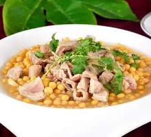 Bean Soup with Pig Intestines