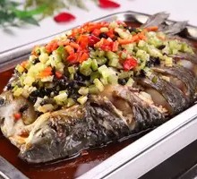 Braised Crucian Carp with Fragrant Douchi