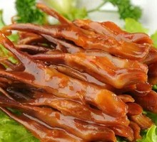 Five-Spice Duck Head with Tongue