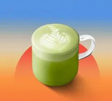 Christmas Tree Matcha Latte