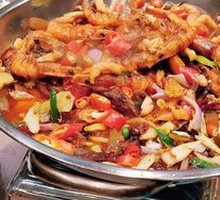 Mixed Stir-fried Shrimp and Beef