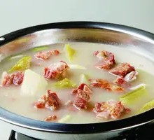 Braised Lotus Root with Preserved Pork Ribs