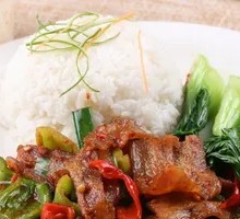 Sichuan-style Twice-Cooked Pork Rice